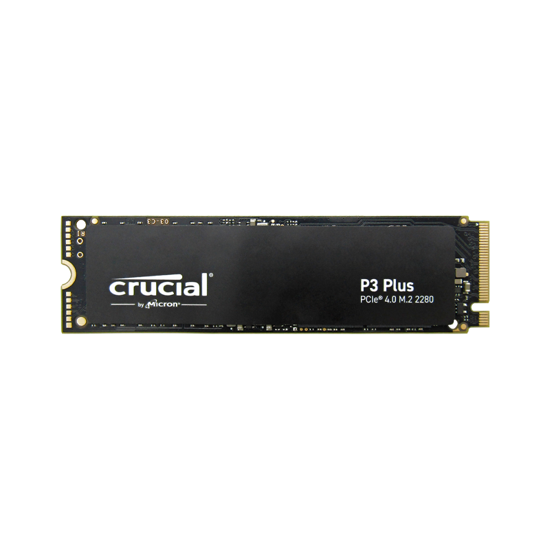 Disco de Estado Sólido SSD PCI-E 4.0 M.2 2280 2TB NVME CRUCIAL P3 PLUS CT2000P3PSSD8 R/W 5000/4200 MBs