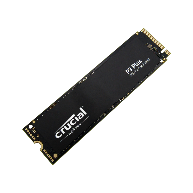 Disco de Estado Sólido SSD PCI-E 4.0 M.2 2280 2TB NVME CRUCIAL P3 PLUS CT2000P3PSSD8 R/W 5000/4200 MBs