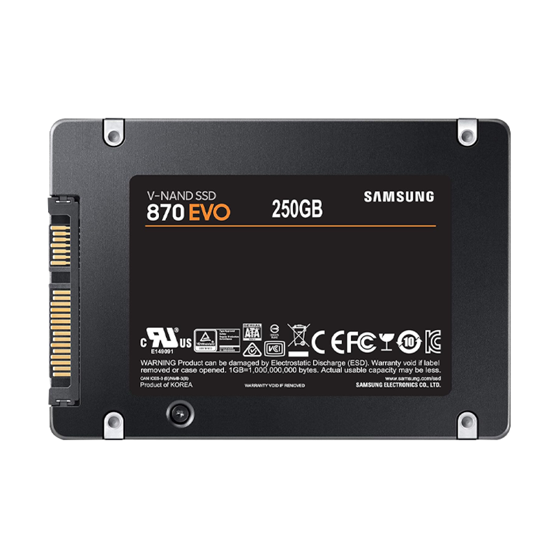 Disco de Estado Sólido SSD 2.5 250GB SATA SAMSUNG EVO 870 MZ-77E250B/AM 560 MB/S
