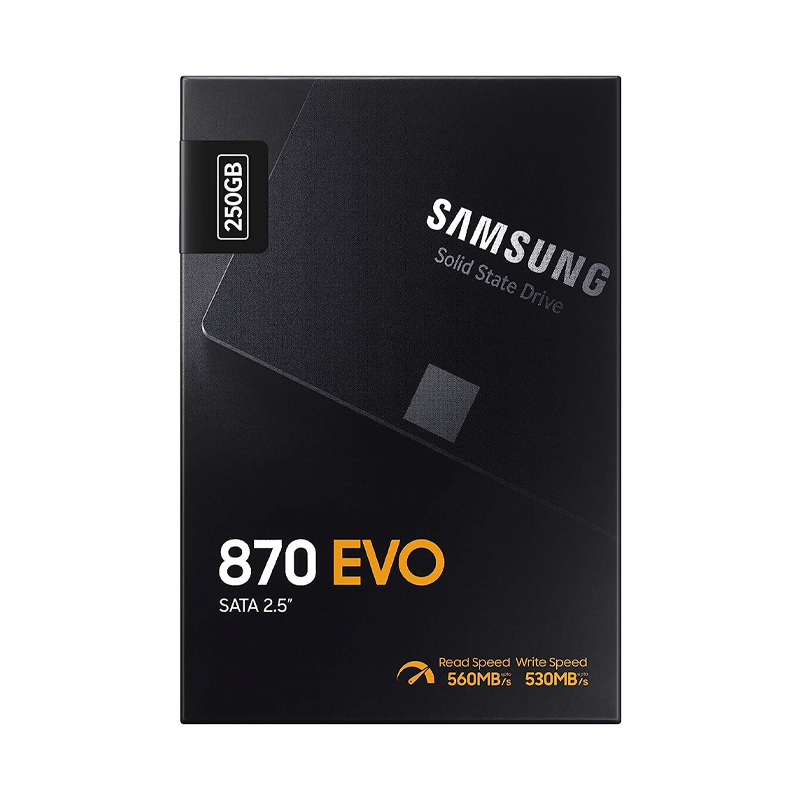 Disco de Estado Sólido SSD 2.5 250GB SATA SAMSUNG EVO 870 MZ-77E250B/AM 560 MB/S