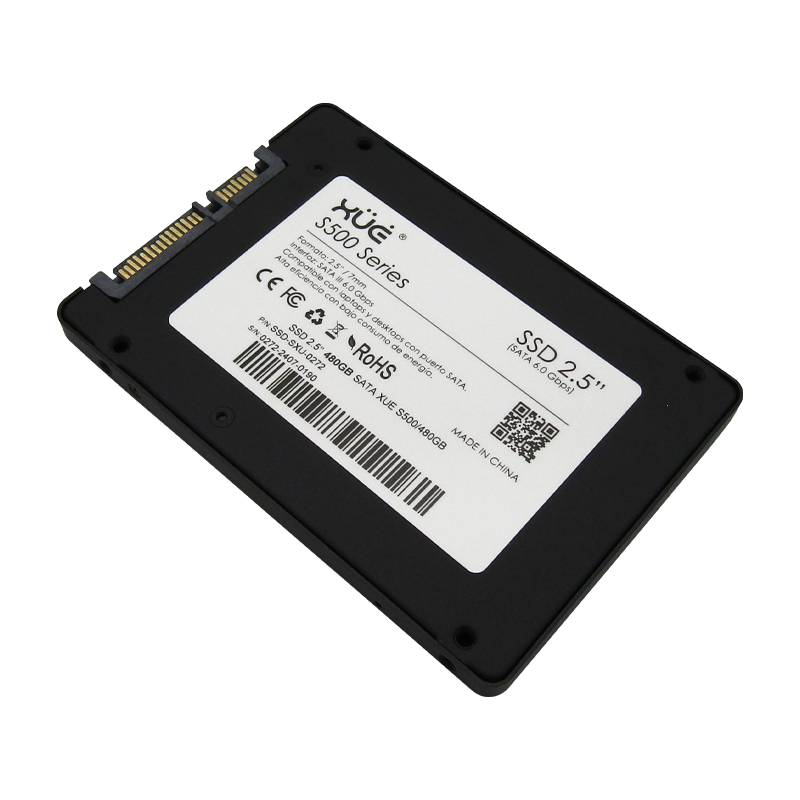 Disco de Estado Sólido SSD 2.5 480GB SATA XUE® BLINK S500/512 520MB/S Net