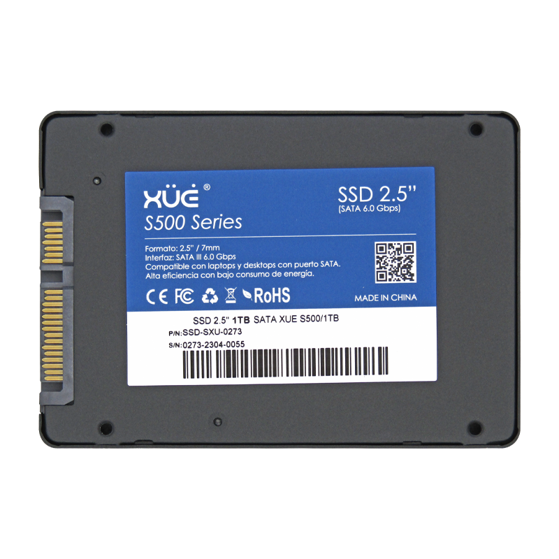 Disco de Estado Sólido SSD 2.5 1TB SATA BLINK S500/1TB 520MB/S Marca XUE®