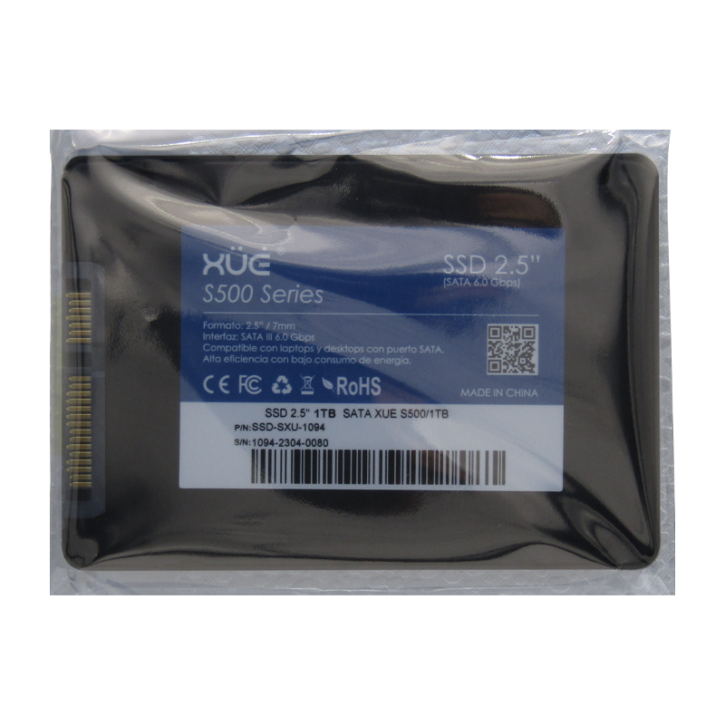 Disco de Estado Sólido SSD 2.5 1TB SATA XUE® BLINK S500/1TB 520MB/S (TRAY PACKING)