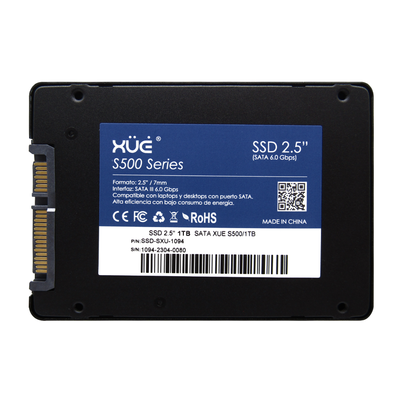 Disco de Estado Sólido SSD 2.5 1TB SATA XUE® BLINK S500/1TB 520MB/S (TRAY PACKING)