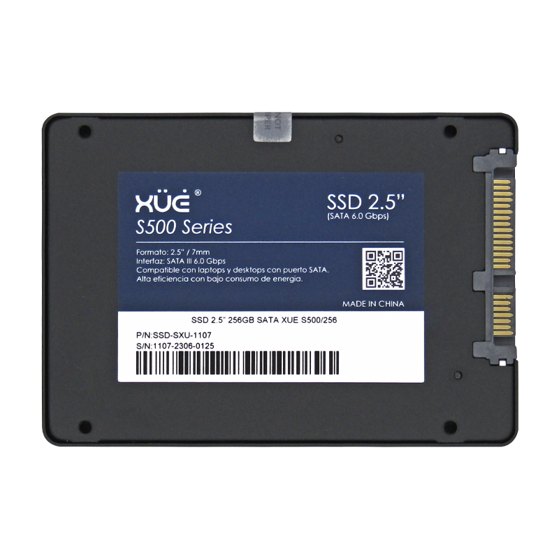 Disco de Estado Sólido SSD 2.5 256GB SATA XUE® BLINK S500/256 550MB/S (TRAY PACKING)
