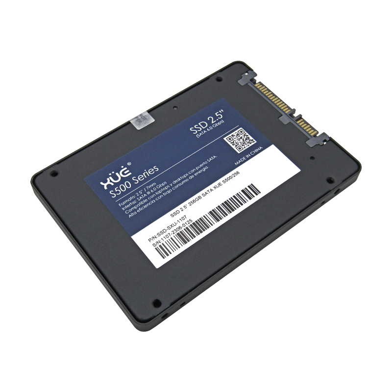 Disco de Estado Sólido SSD 2.5 256GB SATA XUE® BLINK S500/256 550MB/S (TRAY PACKING)