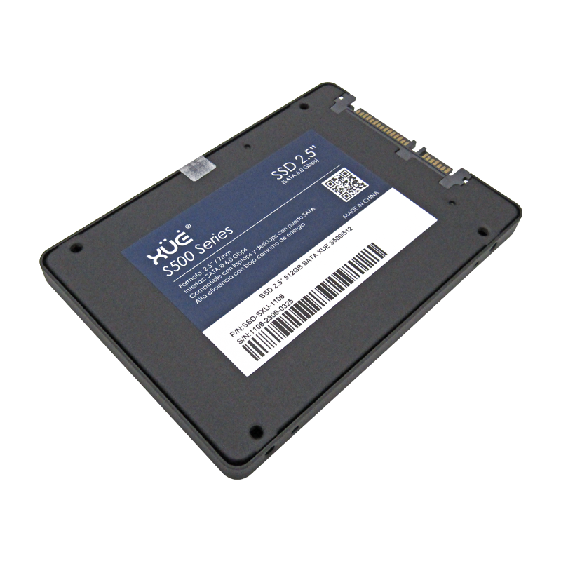 Disco de Estado Sólido SSD 2.5 512GB SATA XUE® BLINK S500/512 550MB/S (TRAY PACKING)