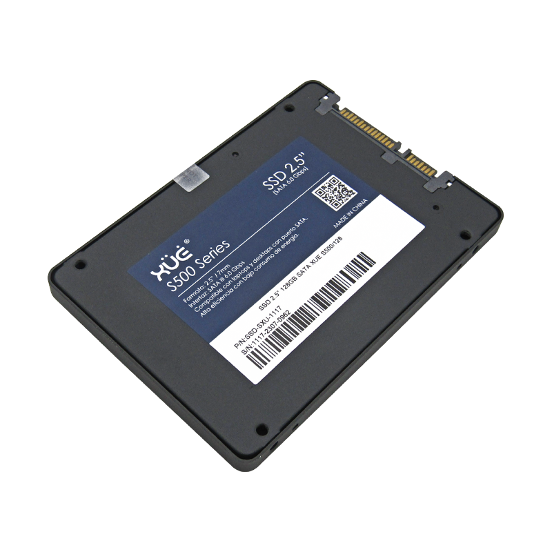 Disco de Estado Sólido SSD 2.5 128GB SATA XUE® BLINK S500/128 500MB/S (TRAY PACKING)