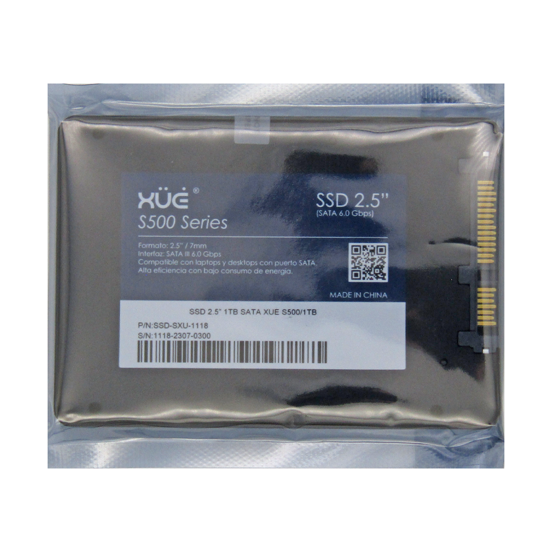 Disco de Estado Sólido SSD 2.5 1TB SATA XUE® BLINK S500/1TB 520MB/S (TRAY PACKING)