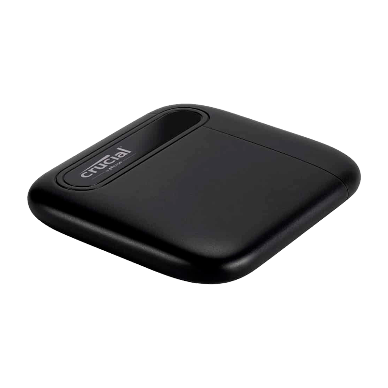 SSD externo USB 3.2 TIPO C 4TB EXT. CRUCIAL X6 CT4000X6SSD9 800MB/s (NEGRO)