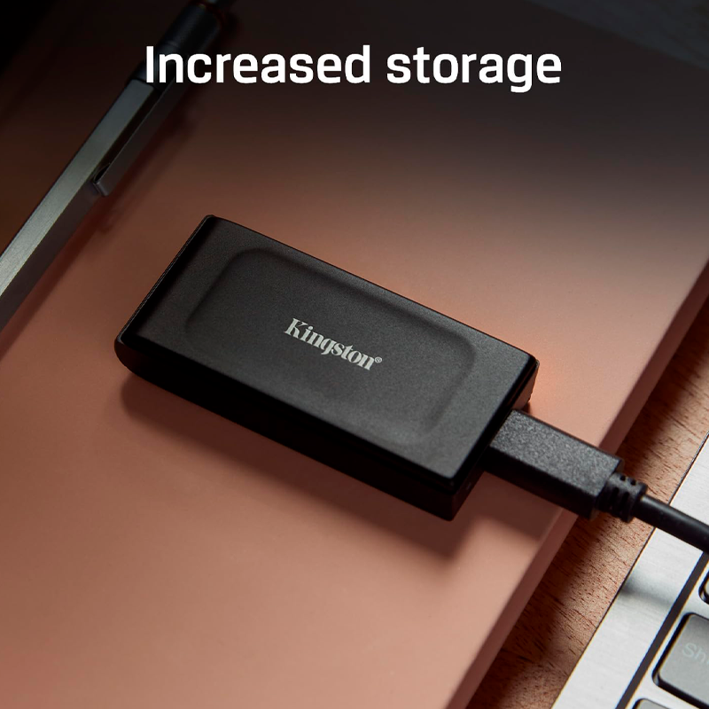 Disco de Estado Solido SSD USB 3.2 GEN 2 TIPO C 1TB EXT. KINGSTON SXS1000/1000G 1050/1000MB/s