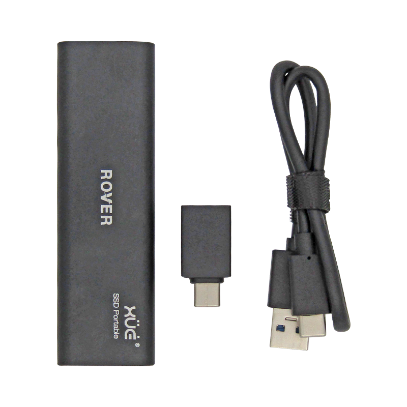 Disco de Estado Sólido SSD externo USB 3.2 GEN 2 TIPO C 1TB EXT. XUE® ROVER C500 450MB/s (Negro)