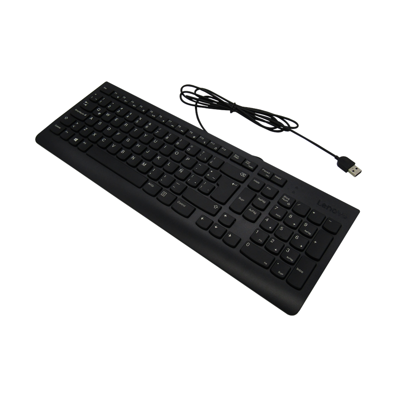 Combo Teclado USB 2.0  Desktop LA + Mouse Lenovo Essential 00XH611 en Español Latinoamericano