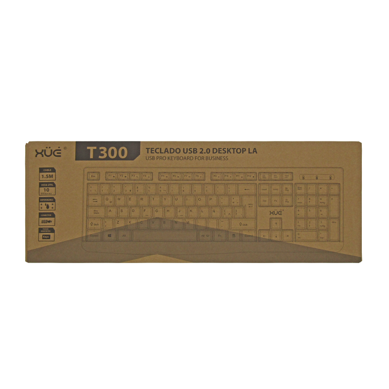 Teclado para desktop USB 2.0  LA XUE® T300 (SIN MOUSE)