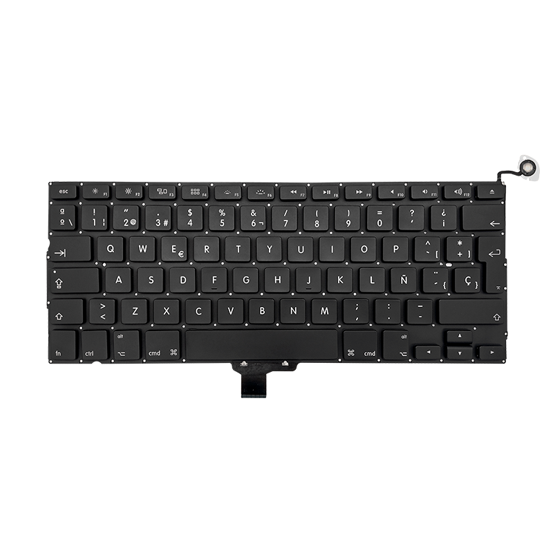 Teclado para portátil Apple Macbook Pro Unibody A1278 MB467 negro Español (GEN)