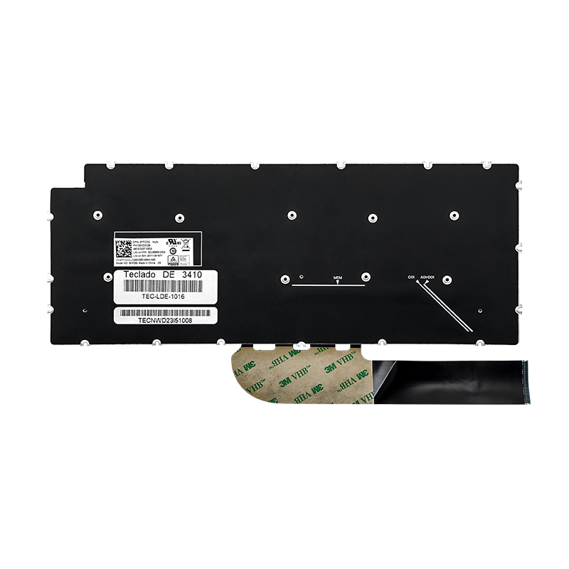 Teclado para portátil DELL Latitude 14 3410 Inspiron 5300 5490 VOSTRO 3400 NWD23 Español negro marco
