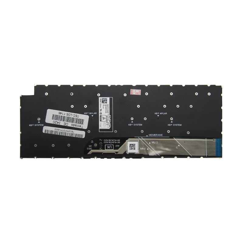Teclado para portátil DELL Latitude 3420 VOSTRO 5320 i5-11 NEGRO ESPAÑOL 0768KV SIN MARCO(ORG)