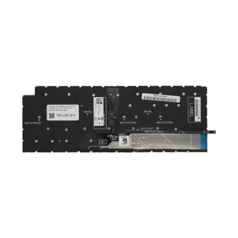 Teclado para portátil DELL  INSPIRON 14-5410 5415 5418 5420 7415 16-7425 ITA FRA 0MVRMH BACKLIGHT GRIS