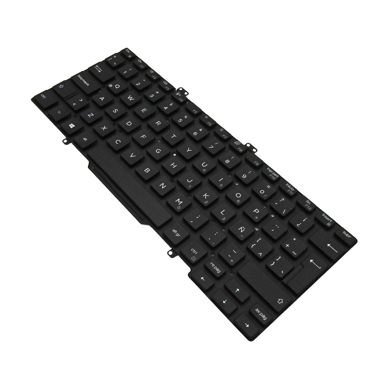 Teclado para portátil DELL LAT 7400 3400 5400 7410 V5H1J i5-8 Sin Marco, Idioma Español, Color Negro LA 0NXW9P (ORG)