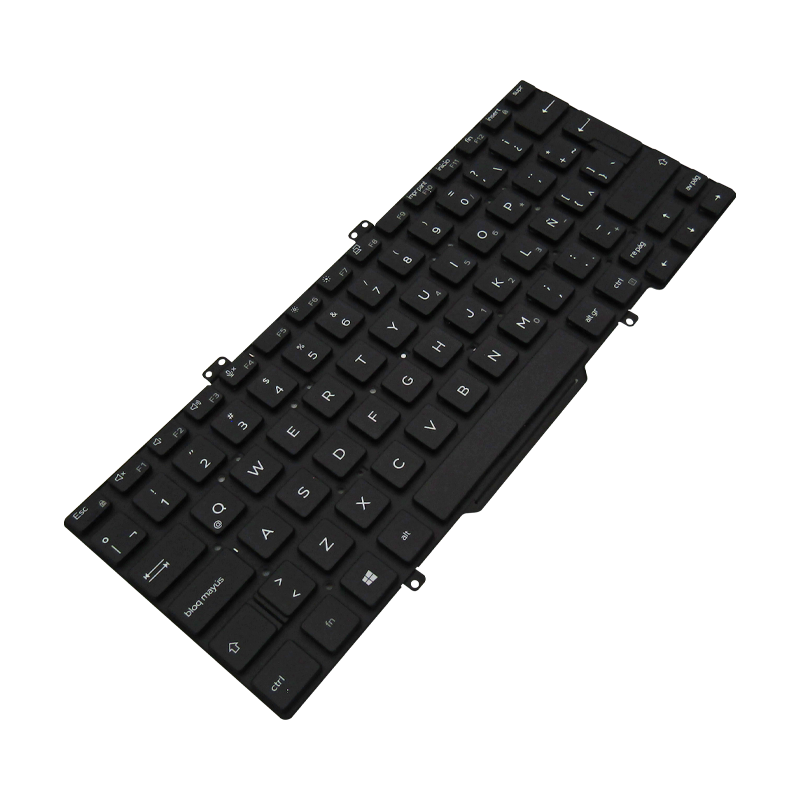 Teclado para portátil DELL LAT 7400 3400 5400 7410 V5H1J i5-8 Sin Marco, Idioma Español, Color Negro LA 0NXW9P (ORG)