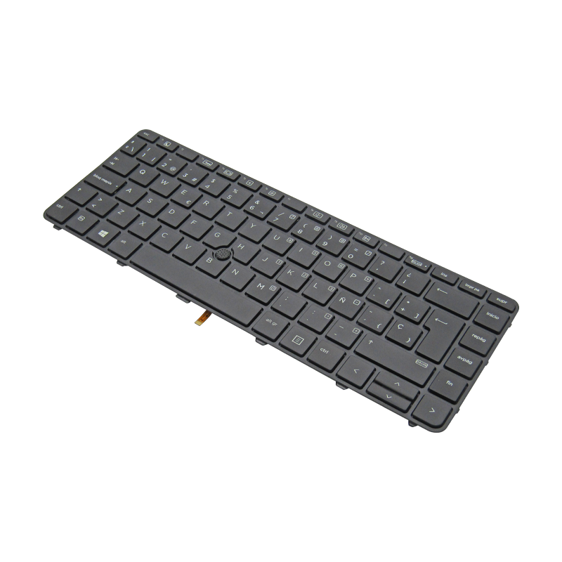 Teclado para portátil  HP 430-G3/G4 440-G3/G4 640-G2 822338-041 C/TRACKPOINT BACKLIGHT MARCO NEGRO ESPAÑOL (GEN)