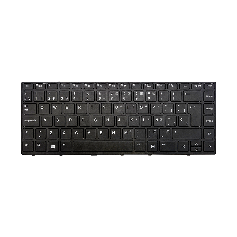 Teclado para portátil HP 440-G5 NSK-XJ0SQ C/MARCO NEGRO ESPAÑOL (Genérico)