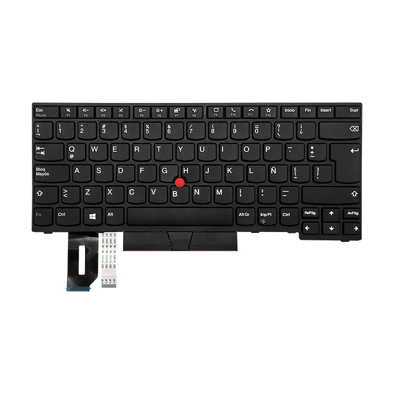 Teclado para portátil Lenovo Thinkpad E14 Gen 1 y 2 SN20W68442 con Trackpoint negro Español (Gen)