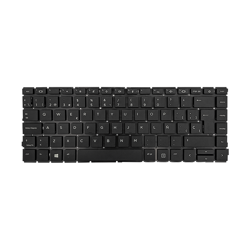 Teclado para portátil HP 440-G8 M23769-001 i5-11 negro Español (Gen)
