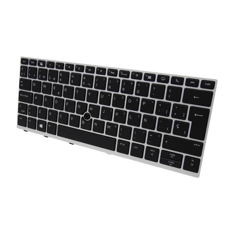 Teclado para portátil HP 830 G5-G6 Trackpoint Backlight Negro Español (ORG)