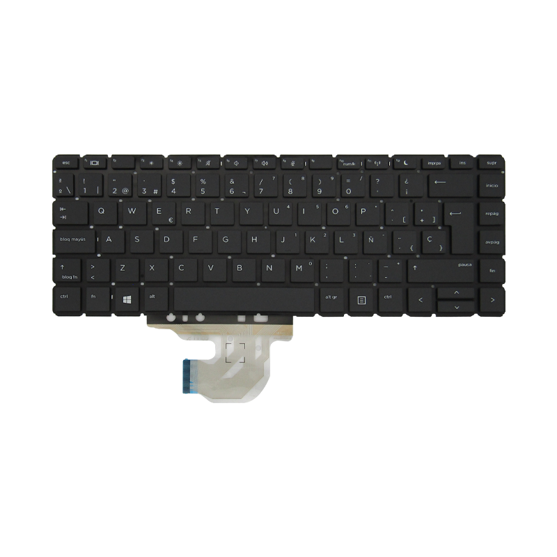 Teclado para portátil HP 440-G6 L38139-D61 S/MARCO NEGRO ESPAÑOL (ORG)