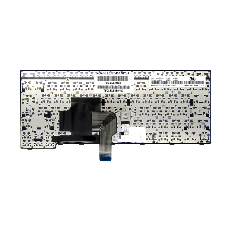 Teclado para portátil LENOVO E450 E455 W450 04X6111 Negro Español