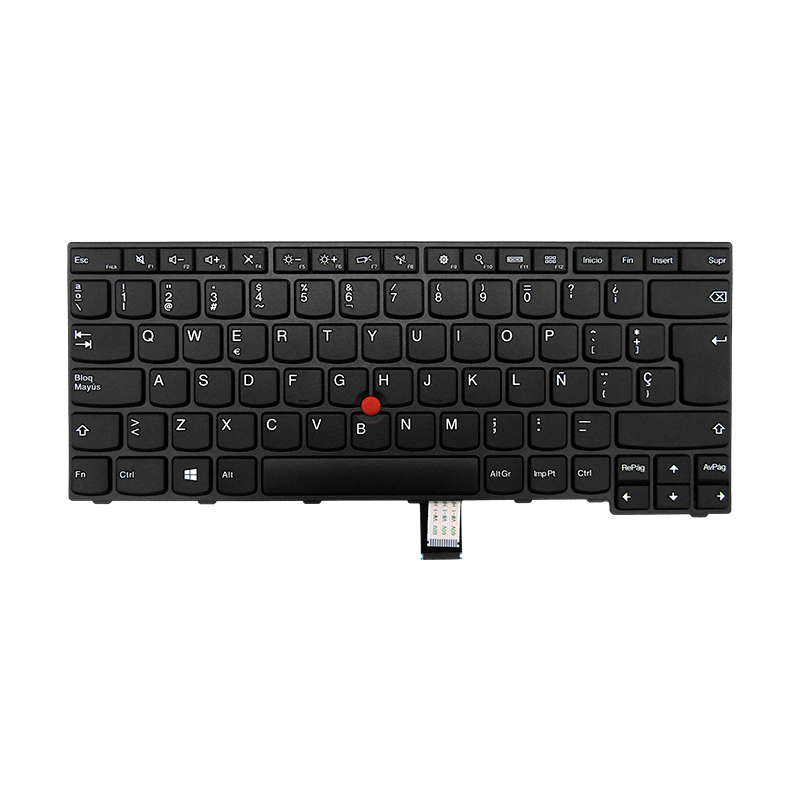 Teclado para portátil LENOVO E450 E455 W450 04X6111 Negro Español