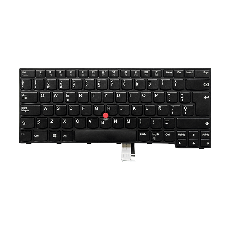 Teclado para portátil LENOVO E470 E475 NEGRO ESPAÑOL 01AX080 C/TRACKPOINT