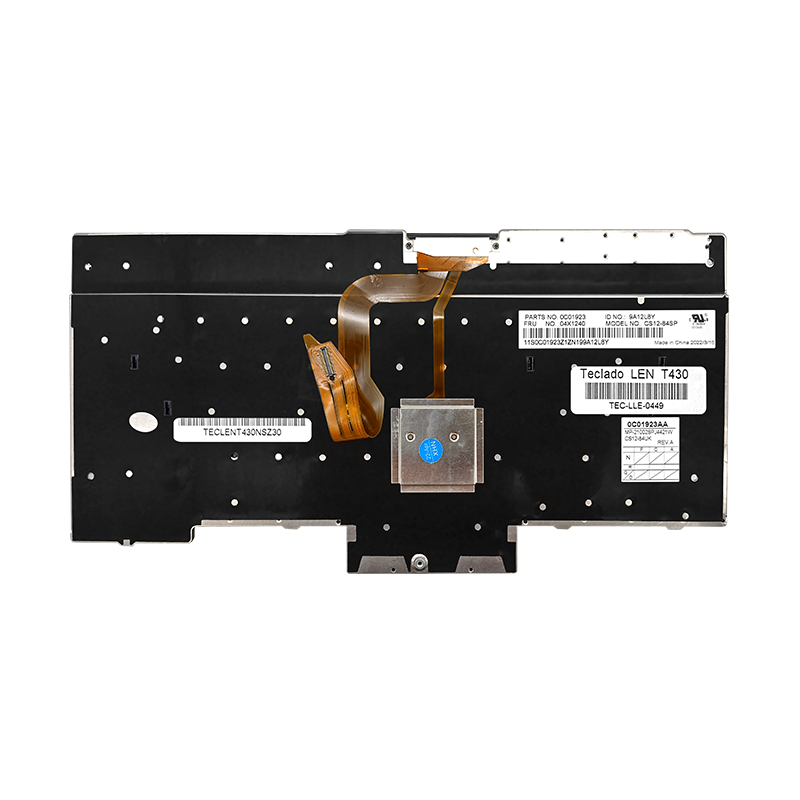 Teclado para portátil Lenovo T430 T530 X230 04X1240 negro Español C/Trackpoint (Gen)
