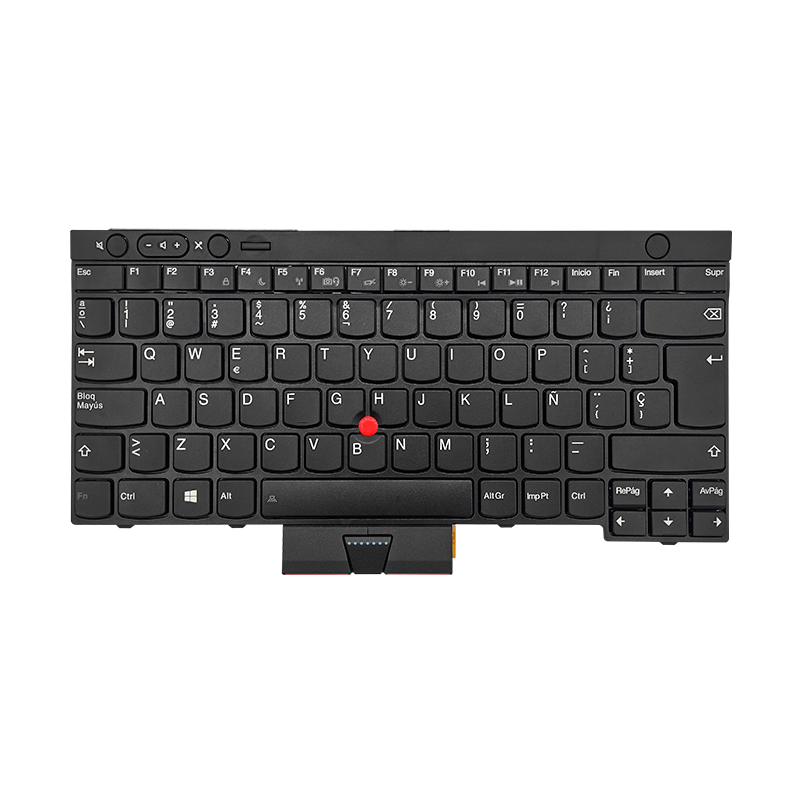 Teclado para portátil Lenovo T430 T530 X230 04X1240 negro Español C/Trackpoint (Gen)