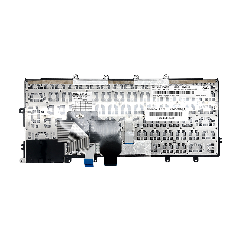 Teclado para portátil Lenovo X240 X250 04Y900 negro Español (con rejilla) C/Trackpoint (Gen)