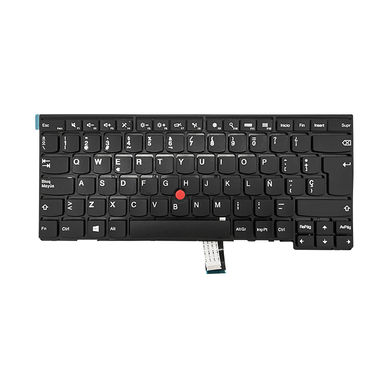 Teclado para portátil LENOVO T440 T450 T460 Negro Español 04Y0871 C/TRACKPOINT (GEN)
