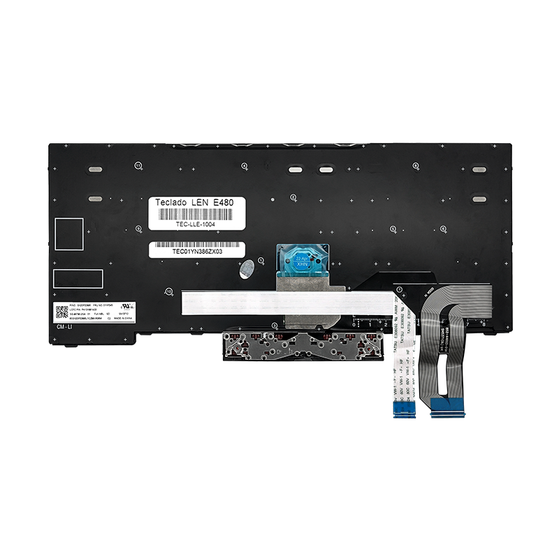 Teclado para portátil Lenovo E480 L480 T480S L380 01YP345 negro Español con Trackpoint (GEN)