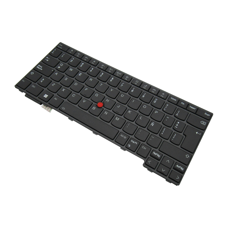 Teclado para portátil LENOVO T14 GEN 4 CON MARCO C/TRACKPOINT NEGRO ESPAÑOL SN21D67682AA ORG