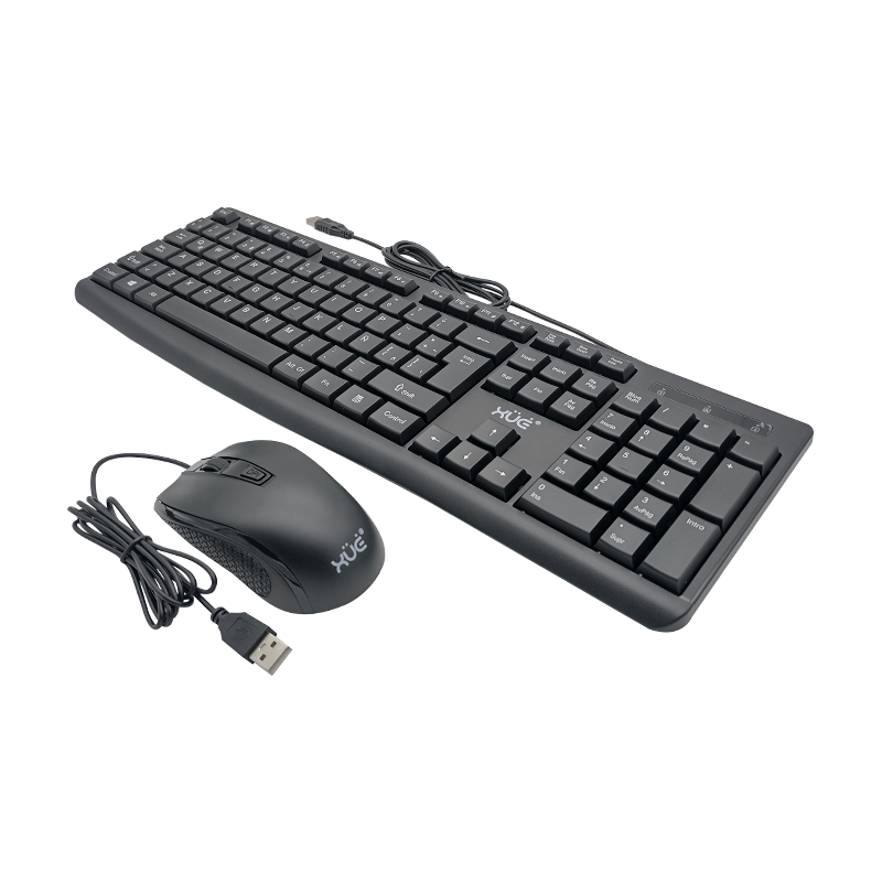 COMBO TECLADO USB 2.0 DESKTOP LA + MOUSE XUE® TM320