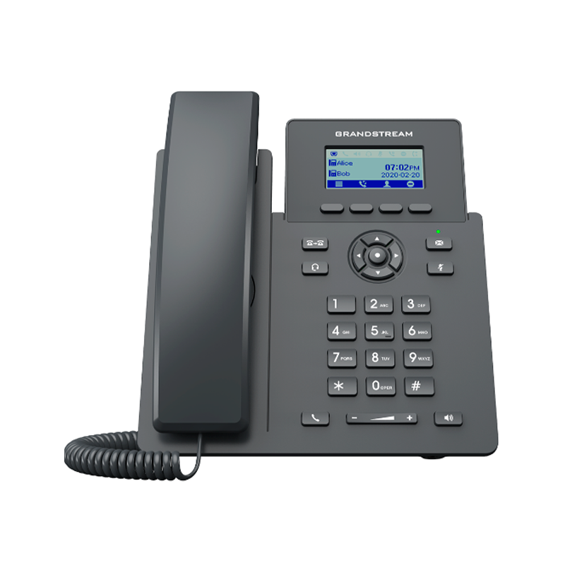Teléfono IP Grandstream GRP2601, 2 SIP, LCD 2.41" 132x48, 2 LAN 10/100