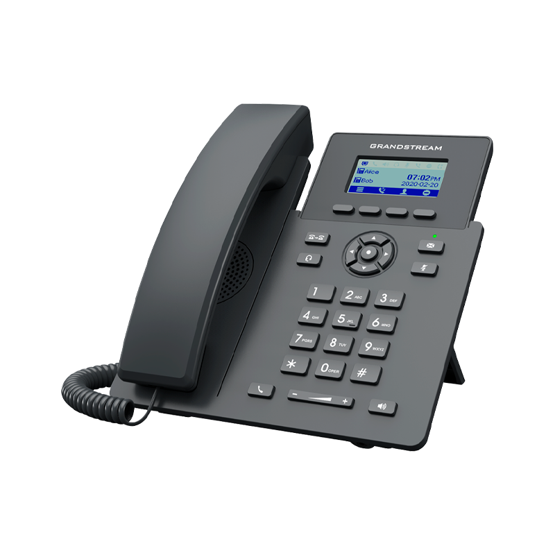 Teléfono IP Grandstream GRP2601, 2 SIP, LCD 2.41" 132x48, 2 LAN 10/100