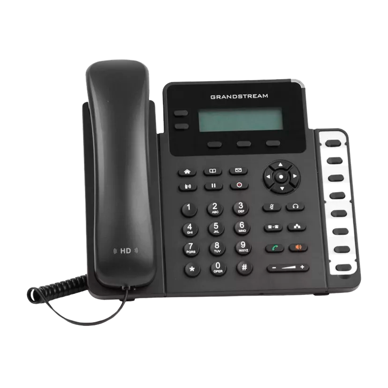Teléfono IP Grandstream con 2 CUENTAS SIP, 2 ESTADOS DE LLAMADA, PANTALLA RETROLILUMINADA GXP1628 GRANDSTREAM