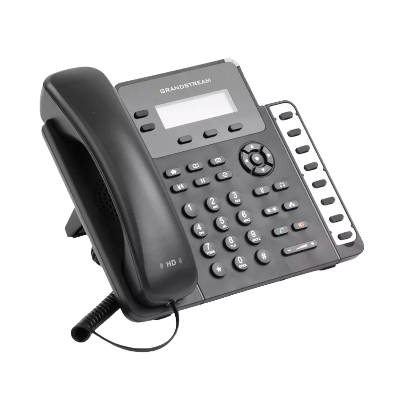 Teléfono IP Grandstream con 2 CUENTAS SIP, 2 ESTADOS DE LLAMADA, PANTALLA RETROLILUMINADA GXP1628 GRANDSTREAM