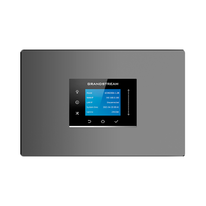 Planta telefónica IP Grandstream VERSIÓN AUDIO, NO CUENTA CON PUERTOS FXO, SOPORTA 250 USERS, 50 CONCURRENTES UCM6300A GRANDSTREAM