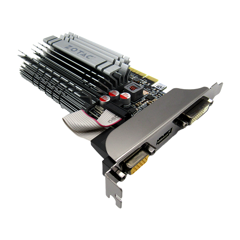 Tarjeta de Video PCIe DDR3 4GB ZOTAC Nvidia Geforce GT730 VGA/DVI/HDMI ZT-71115-20L