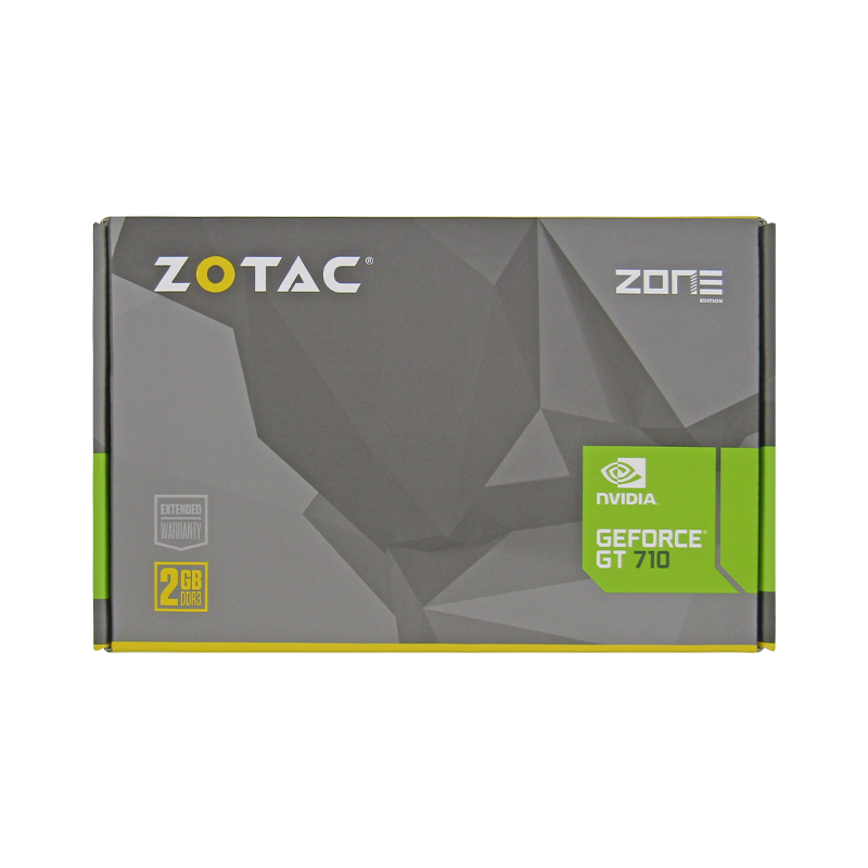 Tarjeta de Video PCIe DDR3 2GB ZOTAC NVIDIA GEFORCE GT710 VGA/DVI/HDMI LP  ZT-71302-20L