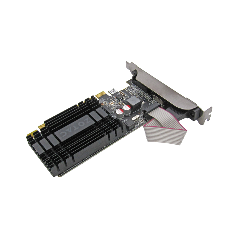 Tarjeta de Video PCIe DDR3 2GB ZOTAC NVIDIA GEFORCE GT710 VGA/DVI/HDMI LP  ZT-71302-20L