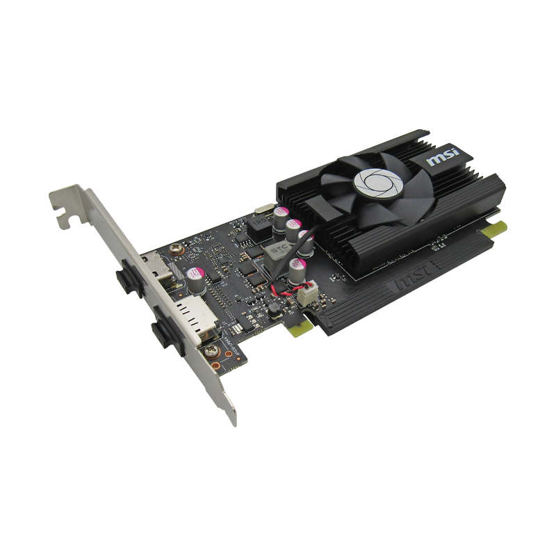 Tarjeta de Video PCIE DDR4 4GB MSI NVIDIA GEFORCE GT1030 DP/HDMI 4GD4 LP OC