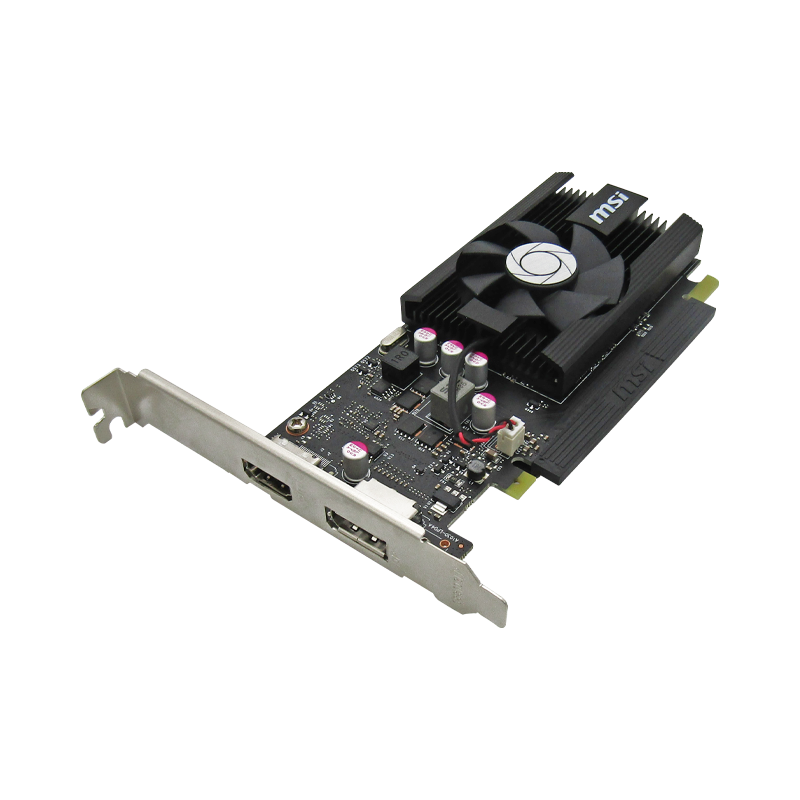 Tarjeta de Video PCIE DDR4 4GB MSI NVIDIA GEFORCE GT1030 DP/HDMI 4GD4 LP OC